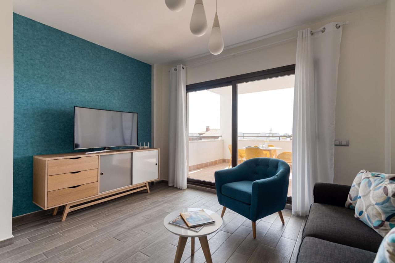 Homeforguest Apartamento En Residencia De Lujo Con Terraza Y Piscina La Guirra Exterior foto